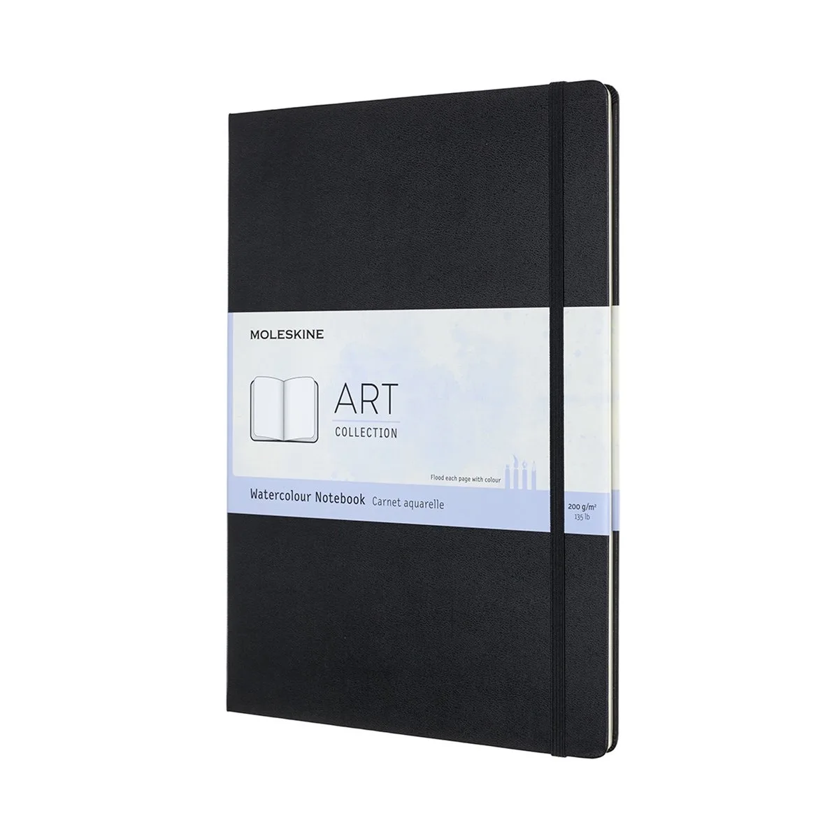 Art Aquarel Notitieboek - A4 - Hardcover von Moleskine in Schwarz – Produktfoto