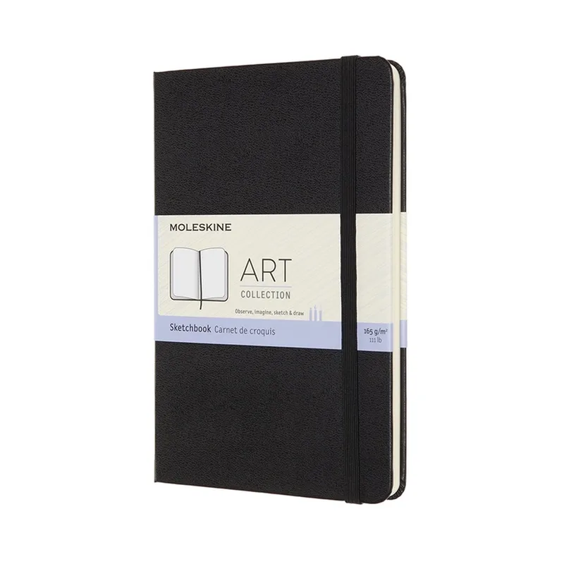 Art Schetsboek - Medium - Hardcover by Moleskine in Black – product photo
