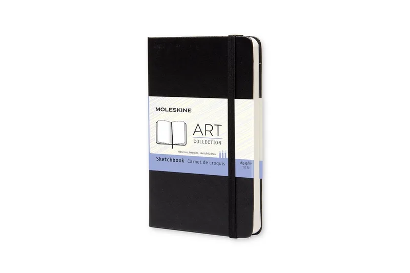 Art Schetsboek - Pocket - Hardcover by Moleskine in Black – product photo