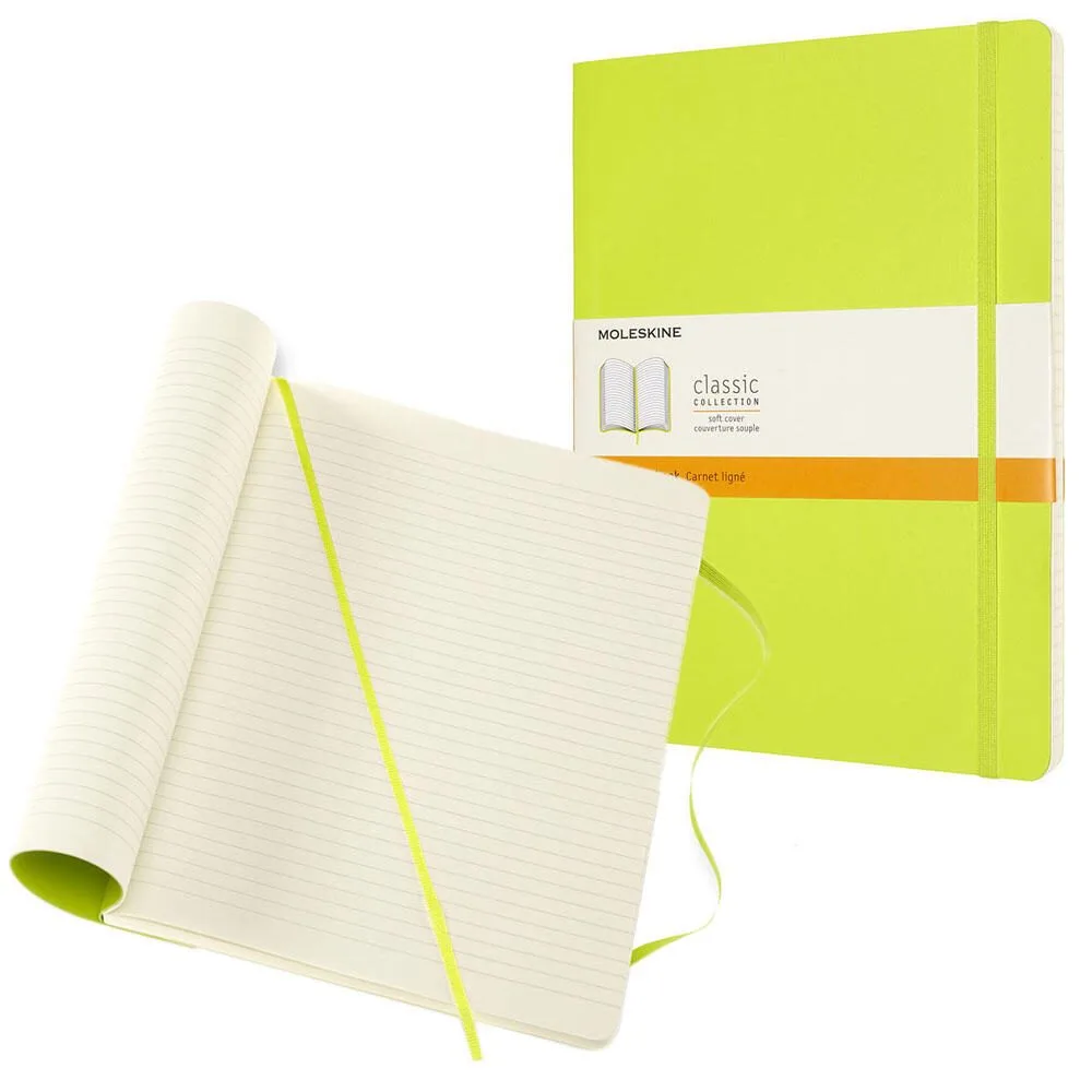 Classic Collection flexibler Einband Notizbuch ca. DIN A4 liniert, 192 Seiten van Moleskine – productfoto