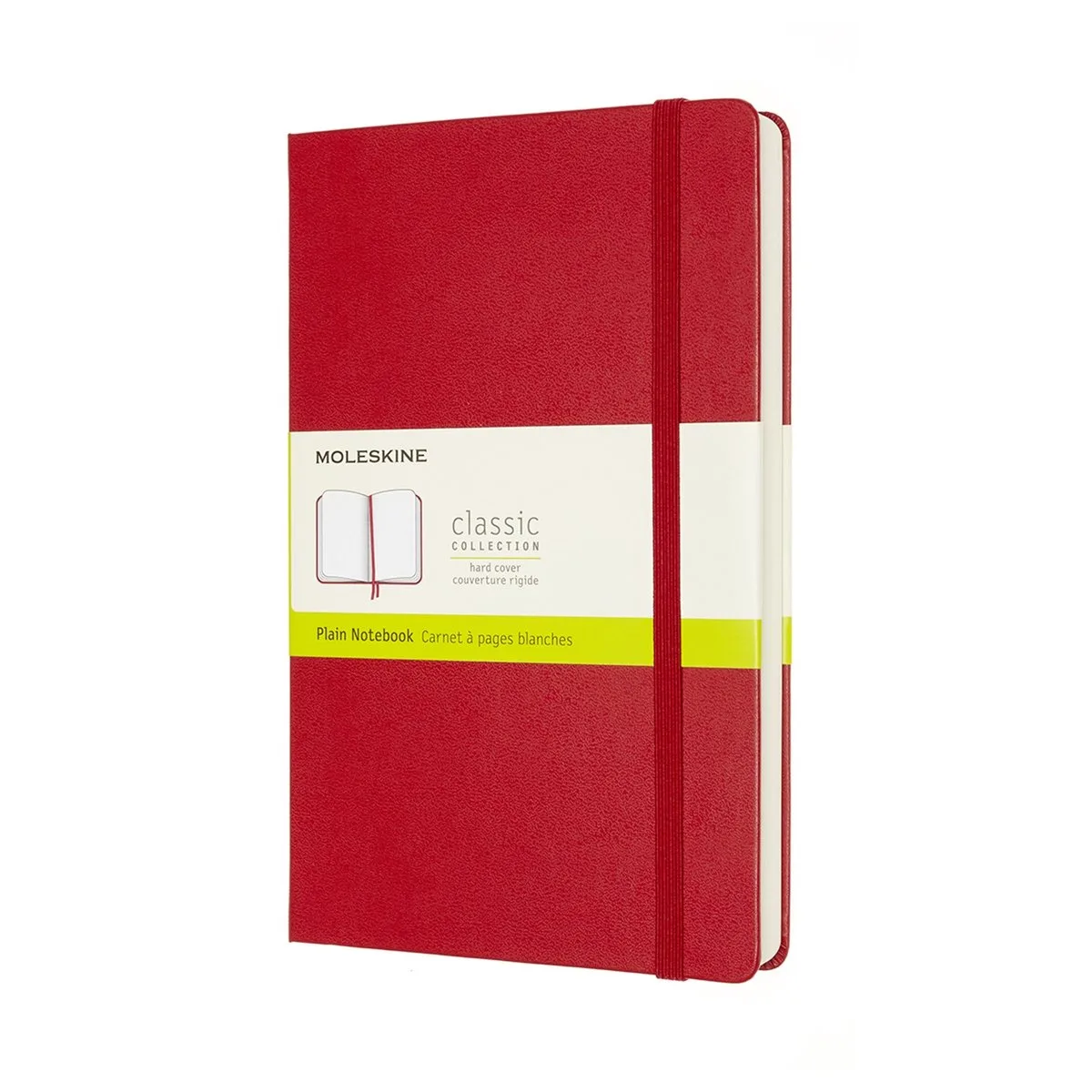 Classic Notitieboek - Expanded - Large - Hardcover - Blanco von Moleskine in Rot – Produktfoto