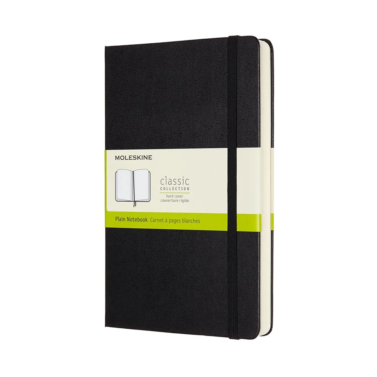 Classic Notitieboek - Expanded - Large - Hardcover - Blanco de Moleskine en Noir – photo produit