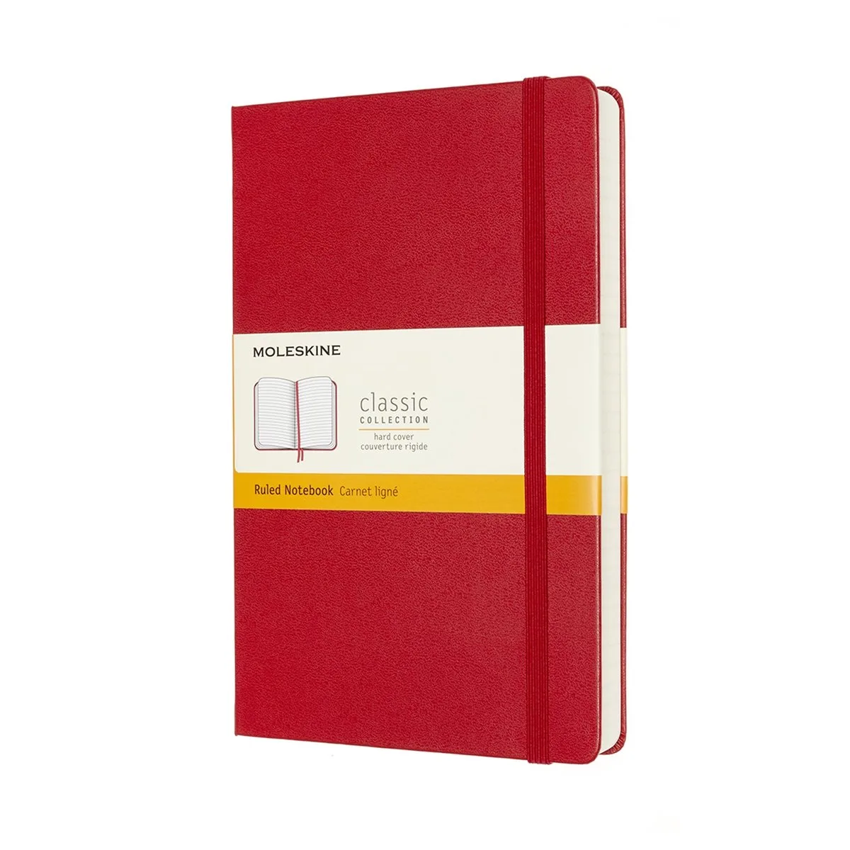 Classic Notitieboek - Expanded - Large - Hardcover - Gelinieerd de Moleskine en Rouge – photo produit