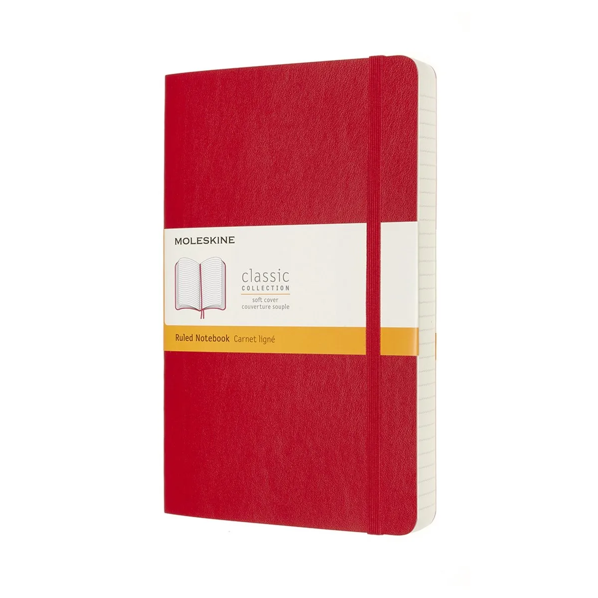 Classic Notitieboek - Expanded - Large - Softcover - Gelinieerd de Moleskine en Rouge – photo produit