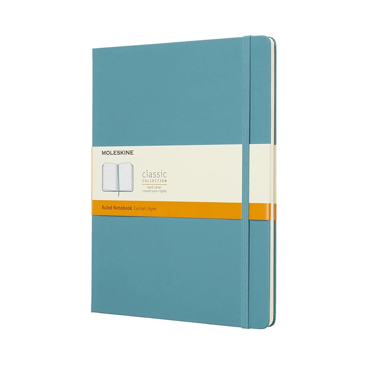 Classic Notitieboek - Extra Large - Hardcover - Gelinieerd de Moleskine en Rif Blauw – photo produit