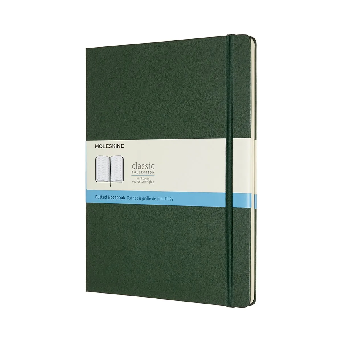 Classic Notitieboek - Extra Large - Hardcover - Gestippeld - Mirte de Moleskine en Vert – photo produit