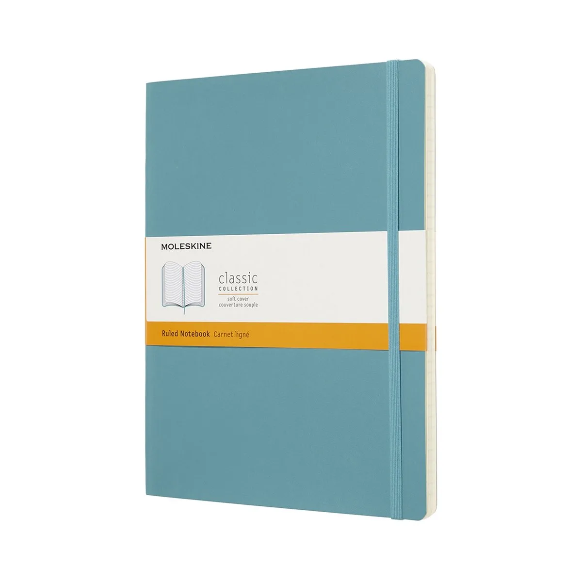Classic Notitieboek - Extra Large - Softcover - Gelinieerd de Moleskine en Rif Blauw – photo produit