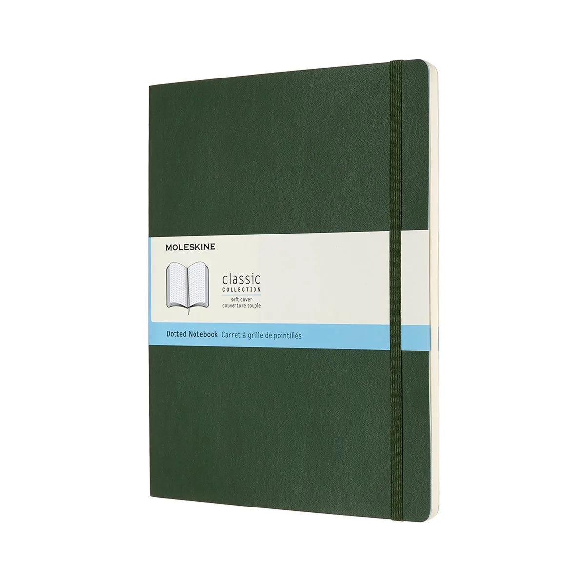 Classic Notitieboek - Extra Large - Softcover - Gestippeld - Mirte de Moleskine en Vert – photo produit