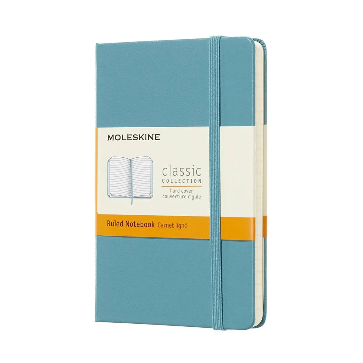 Classic Notitieboek - Pocket - Hardcover - Gelinieerd by Moleskine in Rif Blauw – product photo