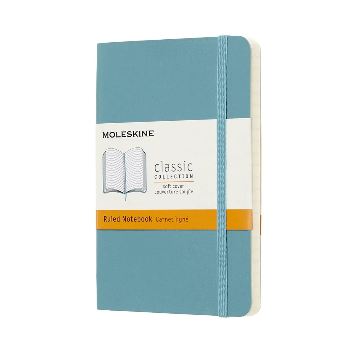 Classic Notitieboek - Pocket - Softcover - Gelinieerd by Moleskine in Rif Blauw – product photo