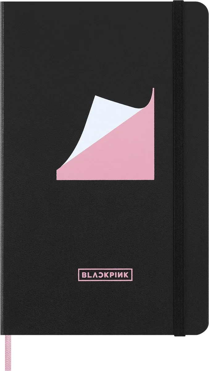 Limited Edition - BlackPink - Notitieboek - Large (13x21cm) Gelinieerd från Moleskine i Svart – produktbild