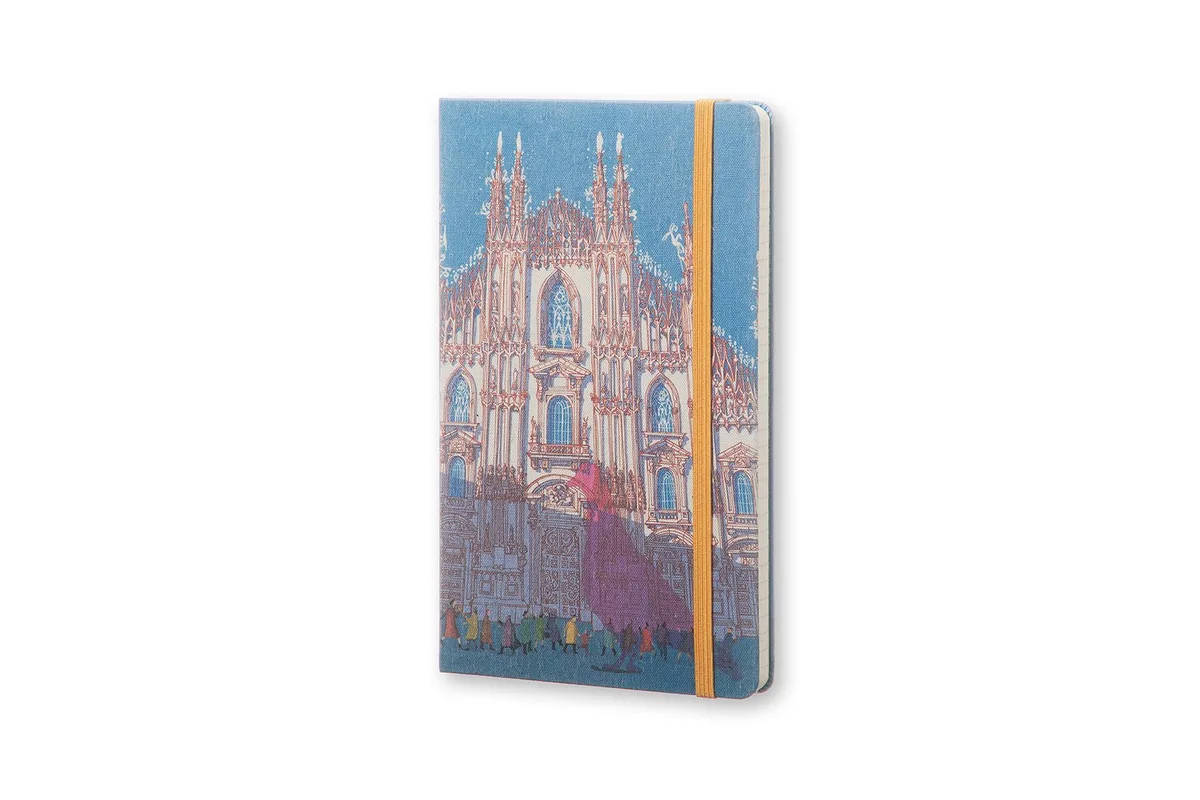 Limited Edition I am the City Notitieboek Large - Hardcover - Gelinieerd - Milan från Moleskine i Flerfärgad – produktbild