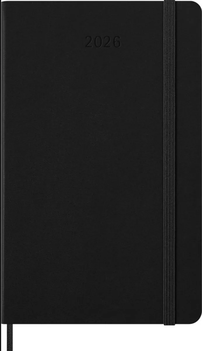 Moleskine 12 Maanden Agenda - 2026 - Smart - Wekelijks - Large - Harde Kaft fra Moleskine i Sort – produktbillede