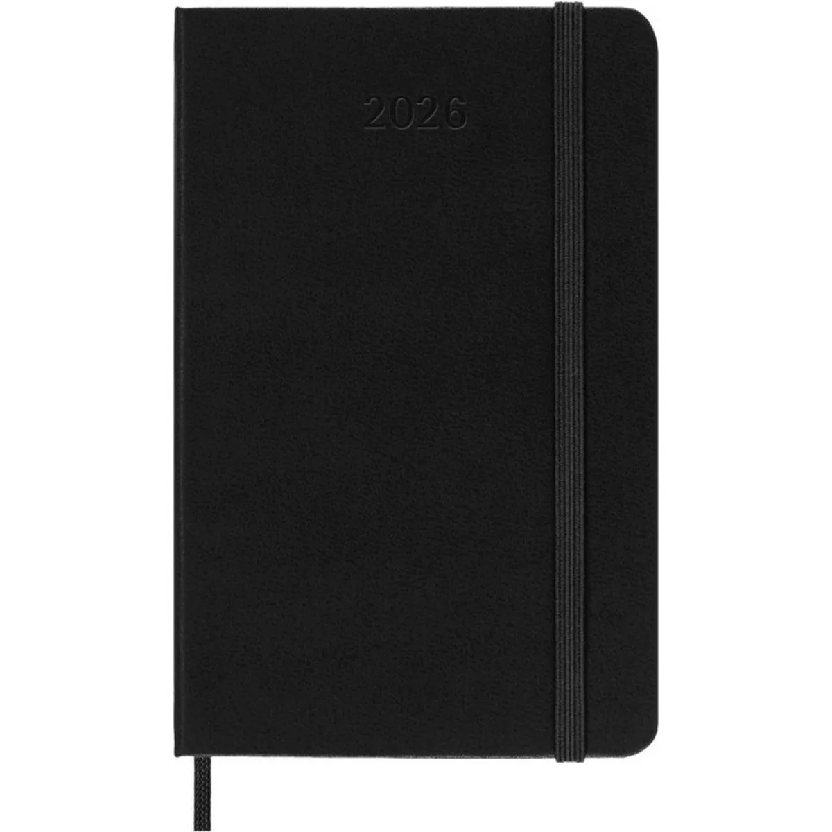 Moleskine 12 Maanden Agenda - 2026 - Wekelijks - Pocket - Harde Kaft fra Moleskine i Sort – produktbillede