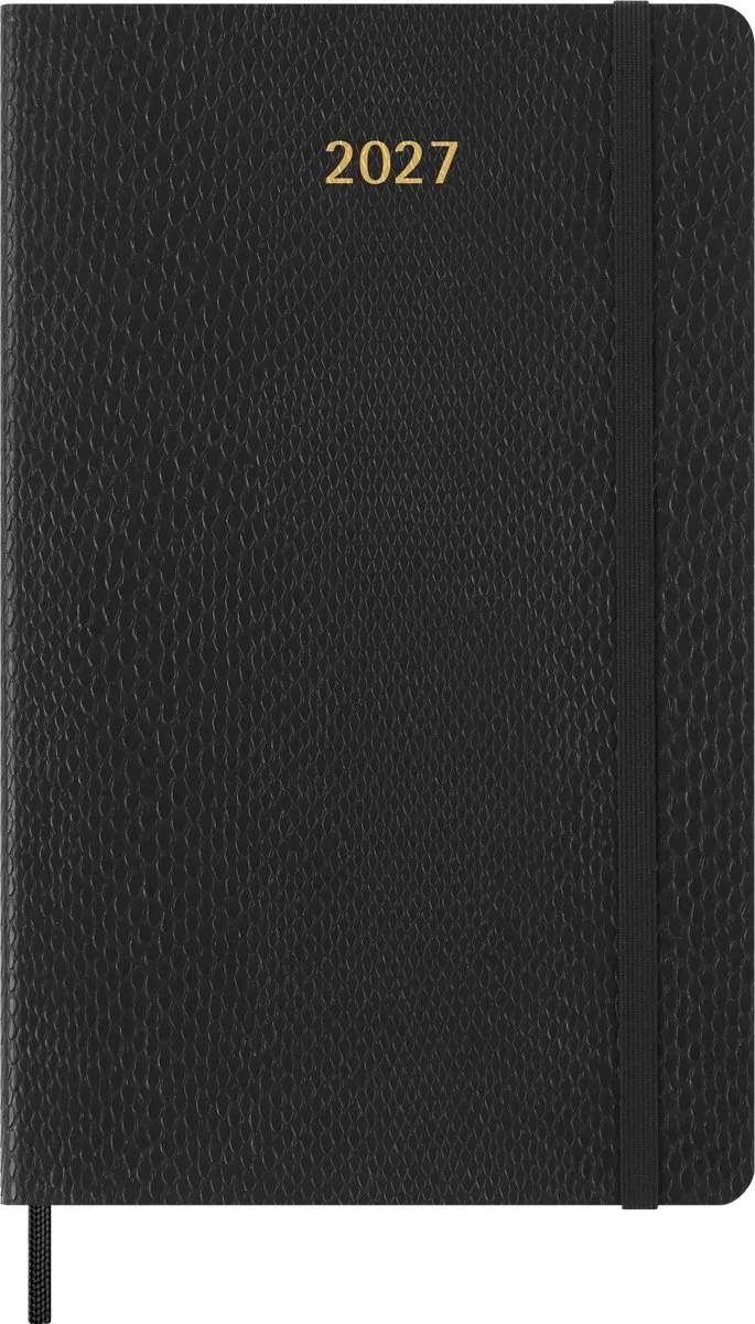 Moleskine 12 Maanden Agenda - 2027 - Precious & Ethical - Wekelijks - Large - Mamba från Moleskine i Svart – produktbild