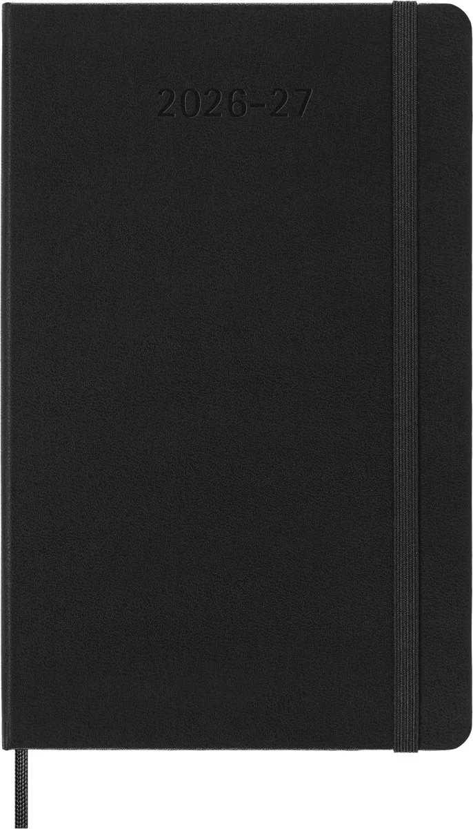 Moleskine 18 Maanden Agenda - 2026/27 - Dagelijks - Large - Harde Kaft fra Moleskine i Sort – produktbillede