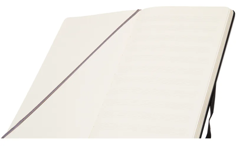 Musik-Notizbuch, L/A5, 100g/qm, Hardcover, schwarz de Moleskine – photo produit