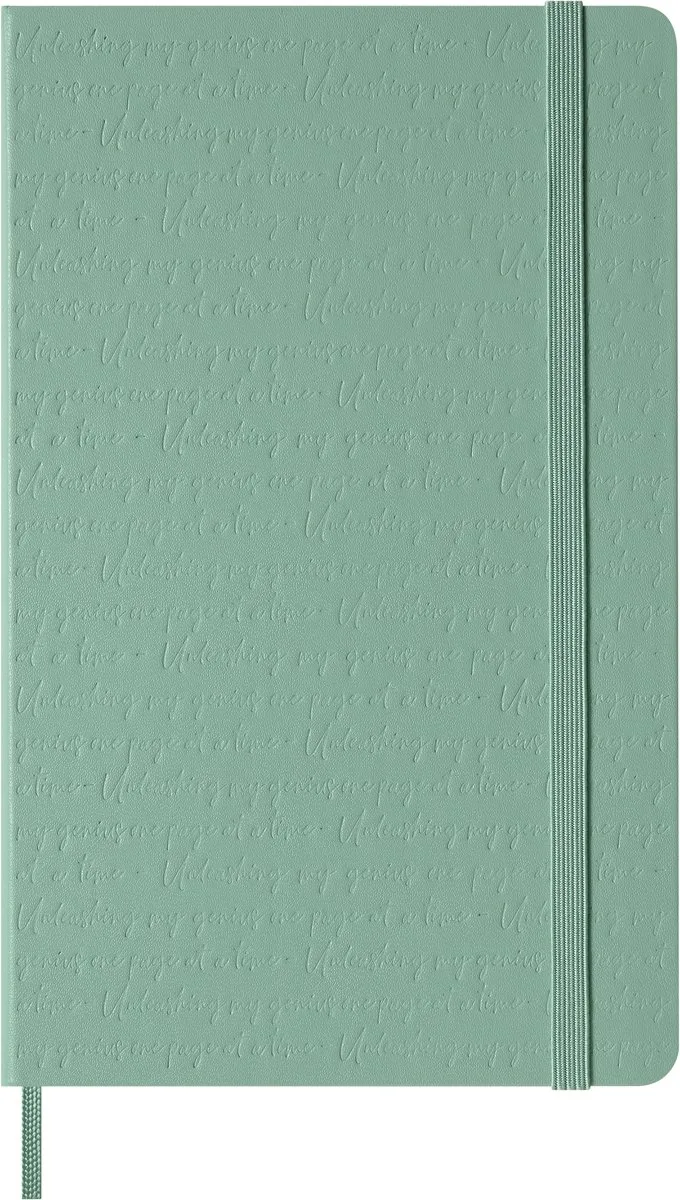 Notitieboek Large - Hardcover - Gelinieerd - Sage green van Moleskine in Groen – productfoto