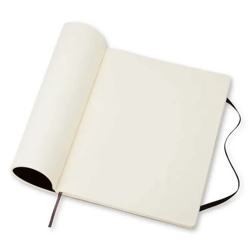 Notitieboek Moleskine XL 190x250mm blanco zwart de Moleskine – photo produit 4 sur 6