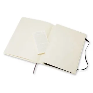 Notitieboek Moleskine XL 190x250mm blanco zwart de Moleskine – photo produit 3 sur 6