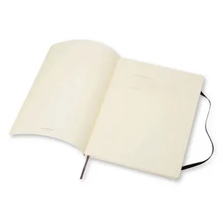 Notitieboek Moleskine XL 190x250mm blanco zwart de Moleskine – photo produit 2 sur 6