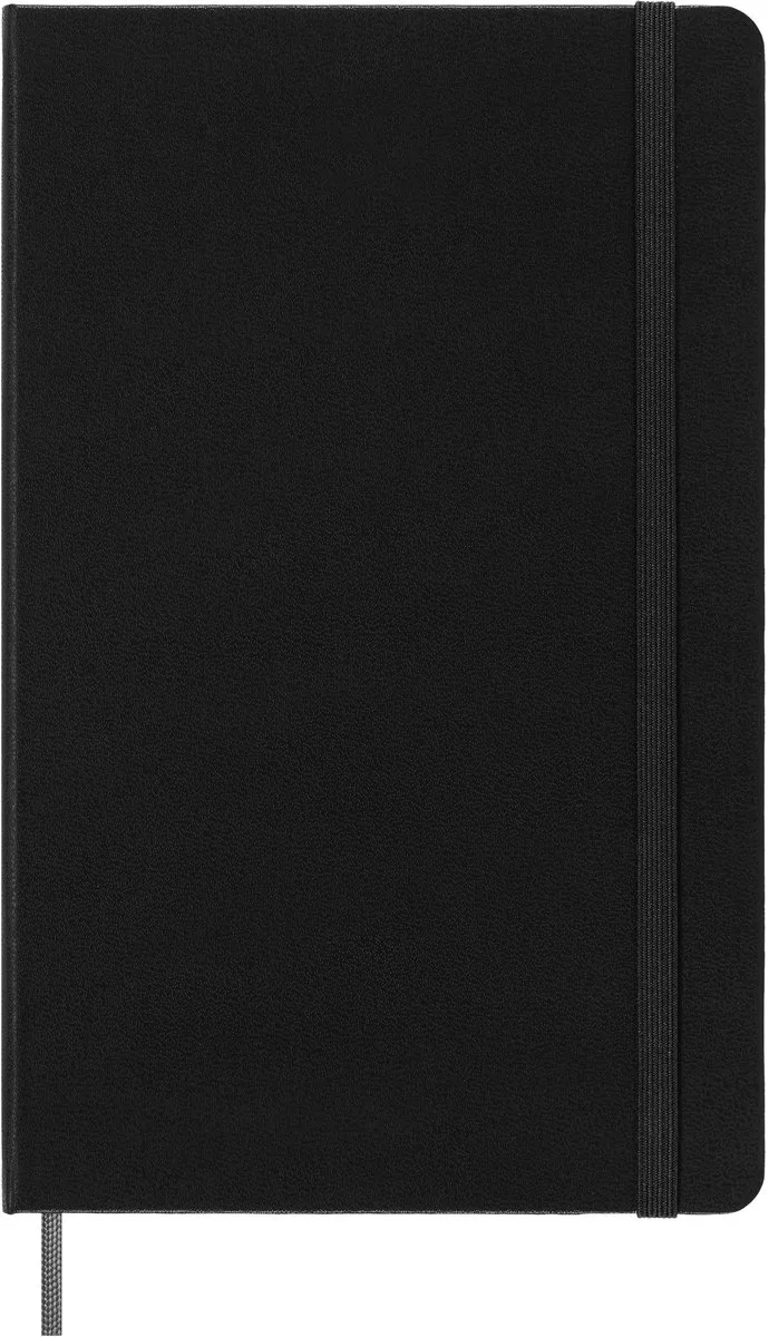 Notitieboek - Smart Collectie - Large - Harde Kaft - Blanco van Moleskine in Zwart – productfoto