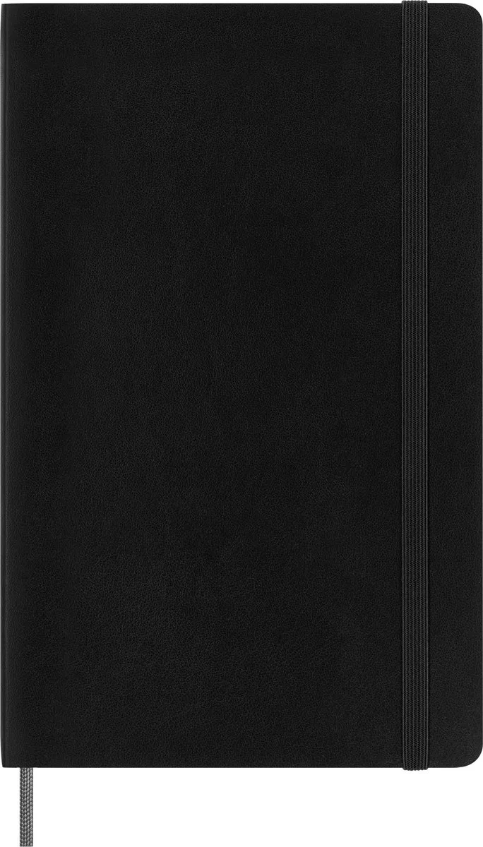 Notitieboek - Smart Collectie - Large - Zachte Kaft - Blanco van Moleskine in Zwart – productfoto