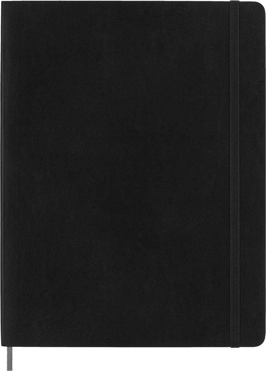 Notitieboek - Smart Collectie - XL - Zachte Kaft - Gelinieerd van Moleskine in Zwart – productfoto