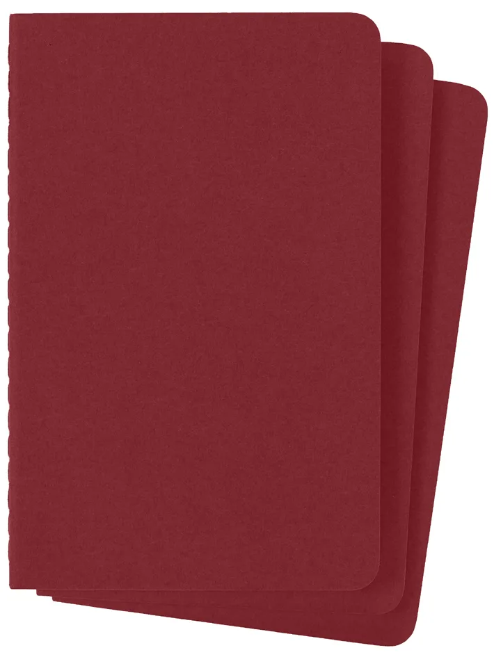 Notizheft Cahier, P/A6, blanko, Karton, rot de Moleskine – photo produit