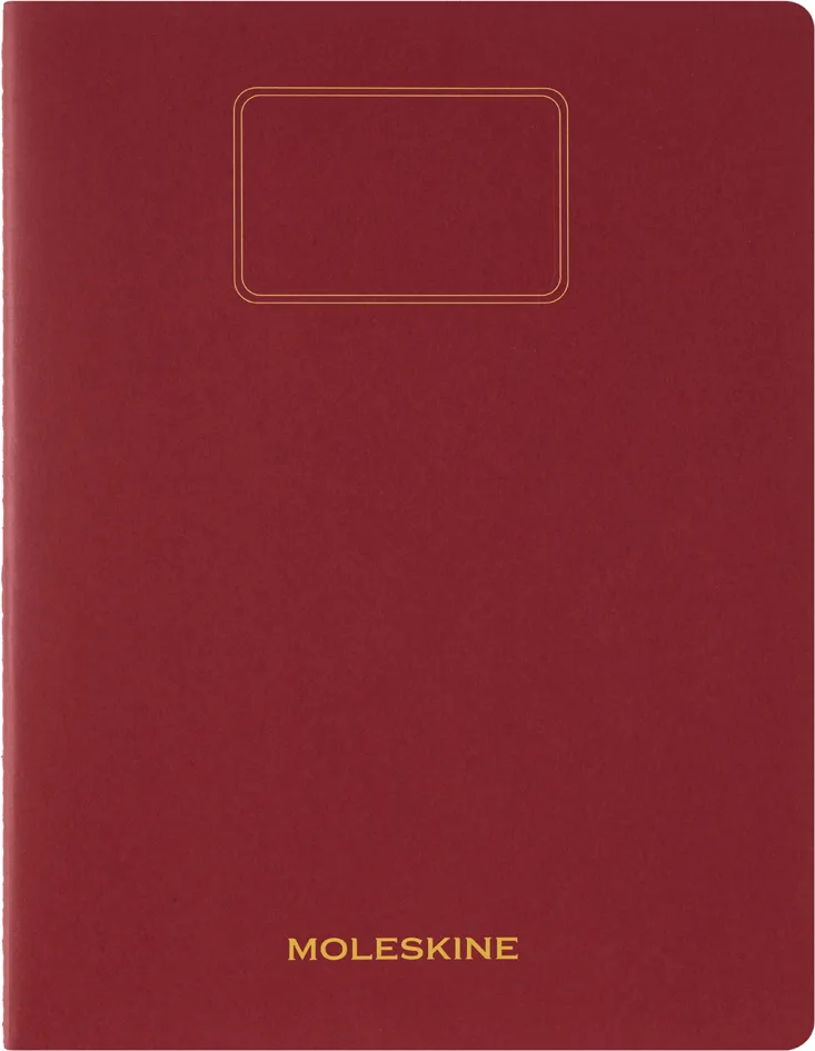 Notizheft Student Cahier, XXL, liniert, rot de Moleskine – photo produit