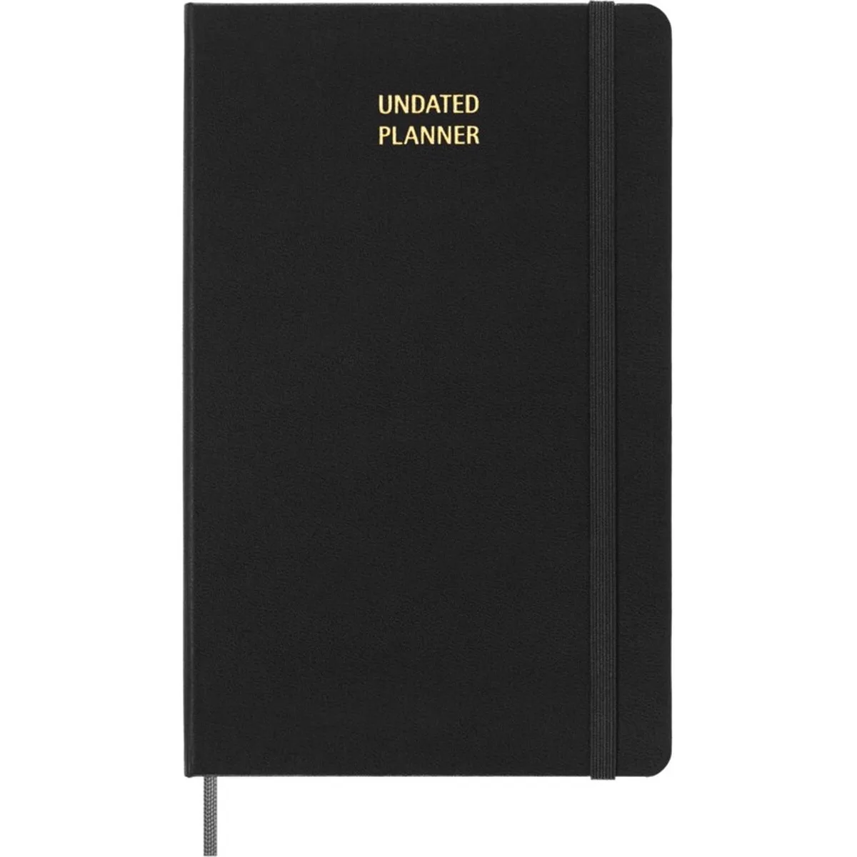 Ongedateerde Planner - Wekelijks - Large fra Moleskine i Sort – produktbillede