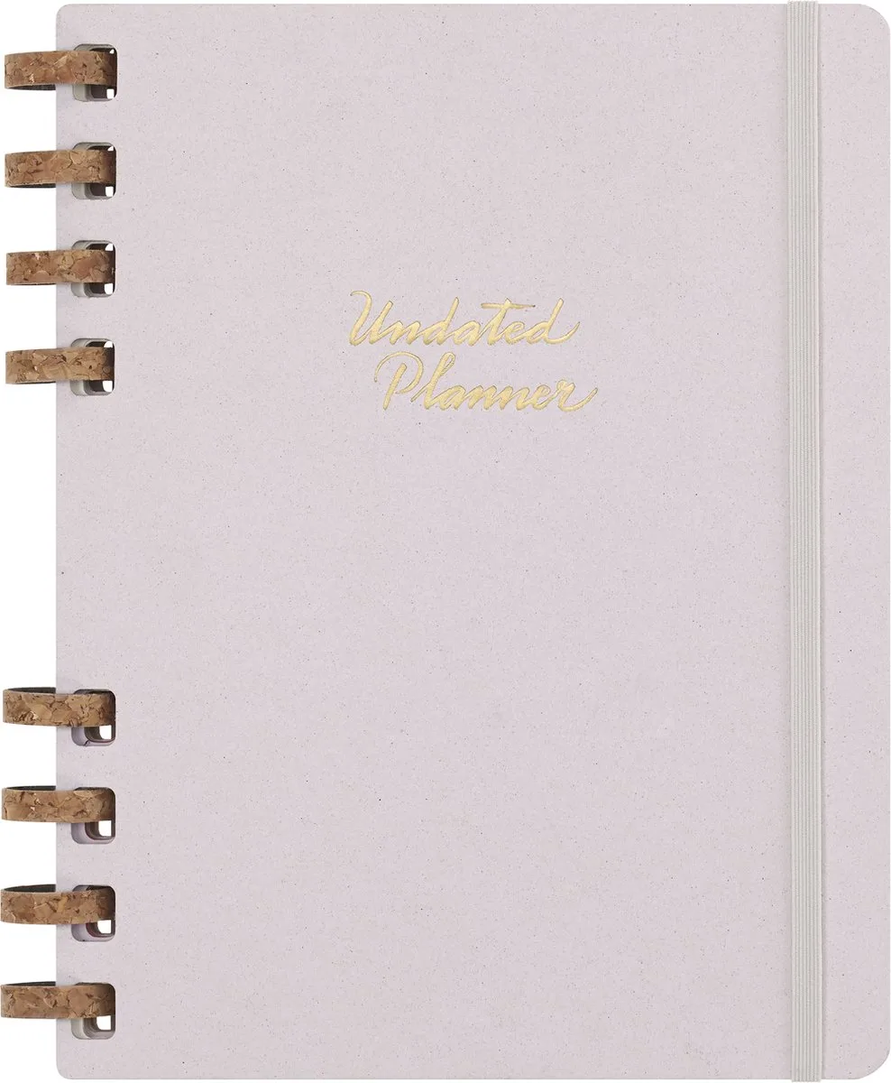 Ongedateerde Spiral Planner - XL - Druif fra Moleskine i Lilla – produktbillede