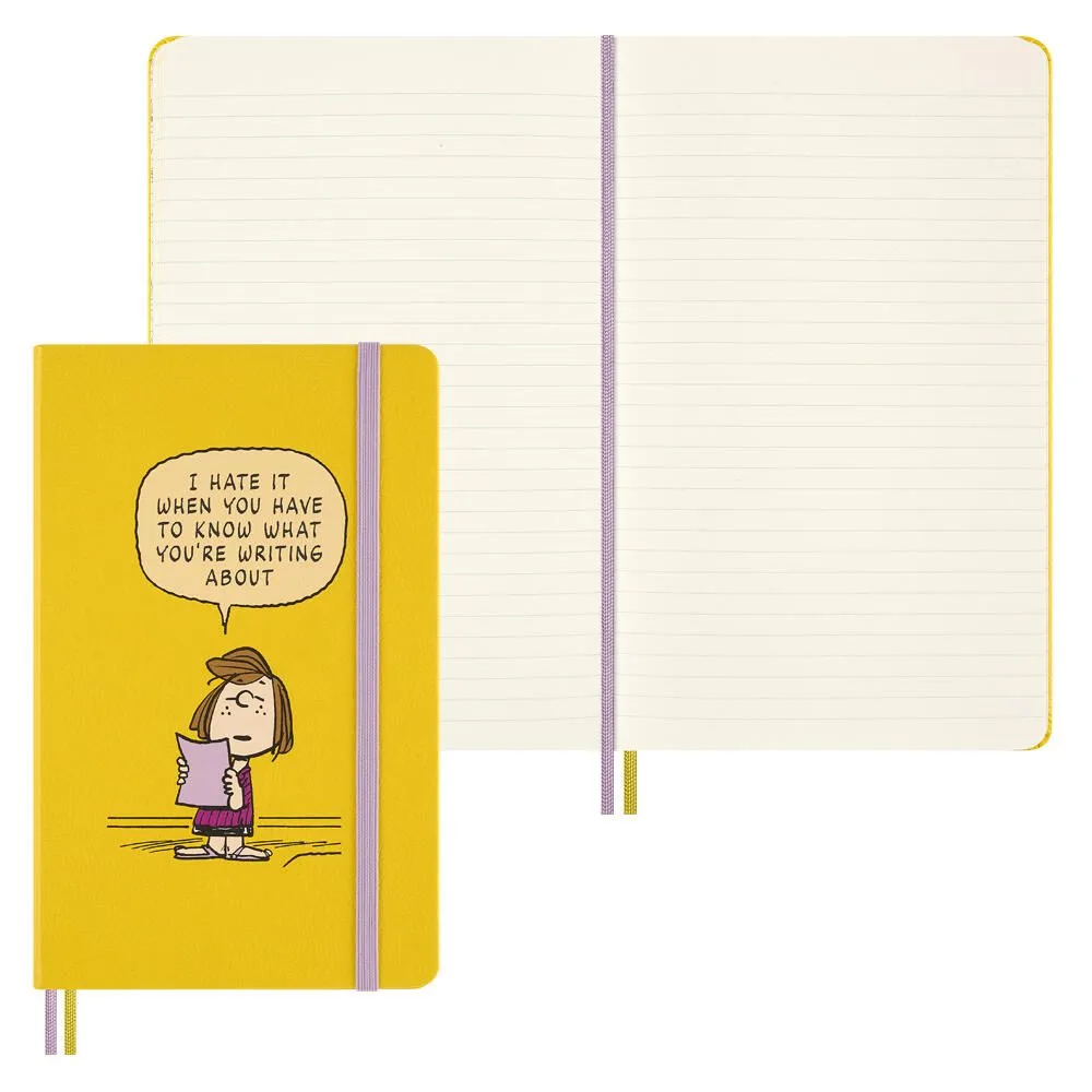 Peanuts Paddy Notizbuch ca. DIN A5 liniert, Anzahl der Seiten: 176 de Moleskine – photo produit