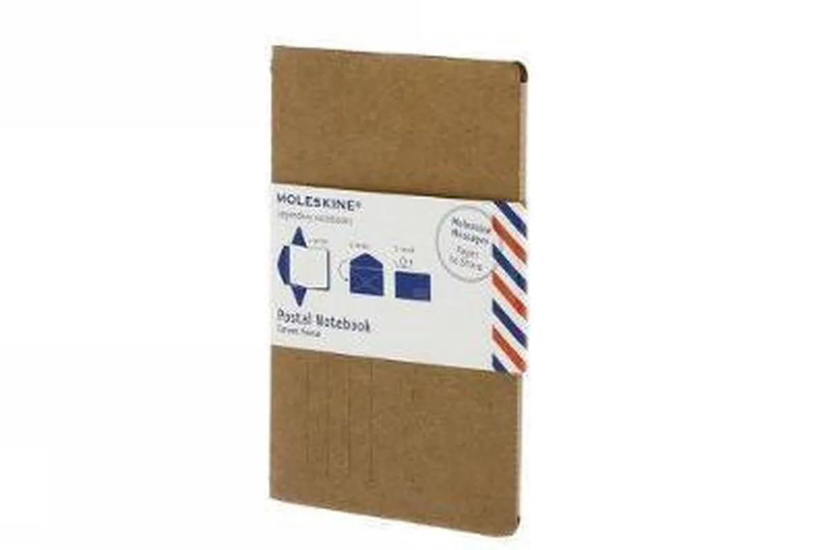 Postal Notebook Large Brown de Moleskine en Marron – photo produit