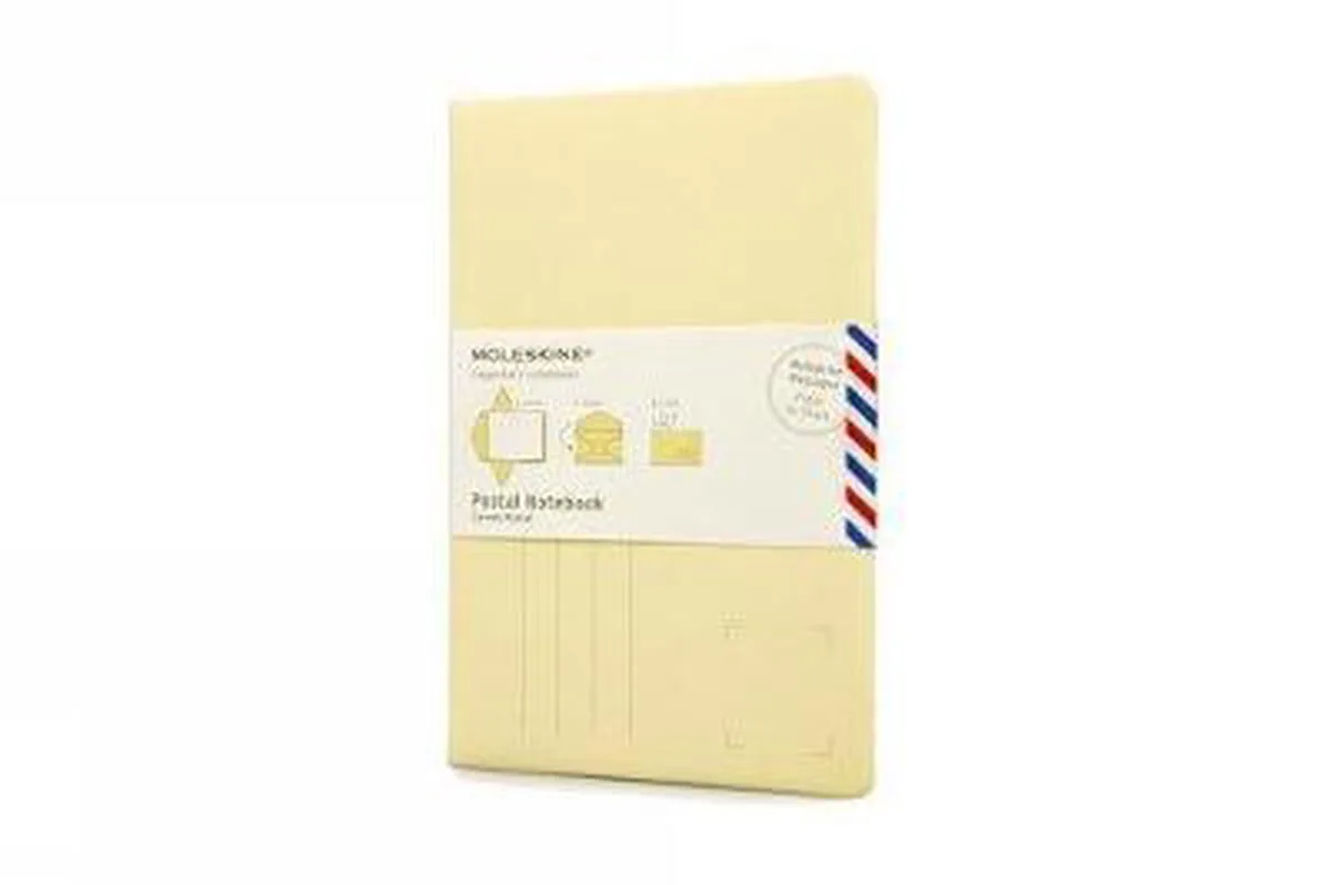 Postal Notebook Large Frangipane Yellow van Moleskine in Geel – productfoto