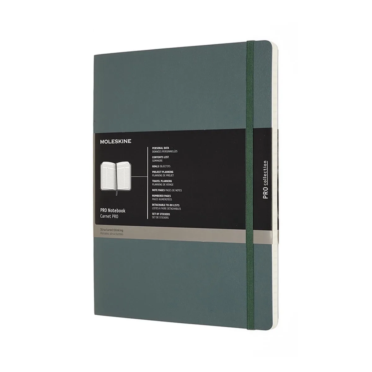 Professional Notitieboek - Extra Large - Softcover - Bos de Moleskine en Vert – photo produit