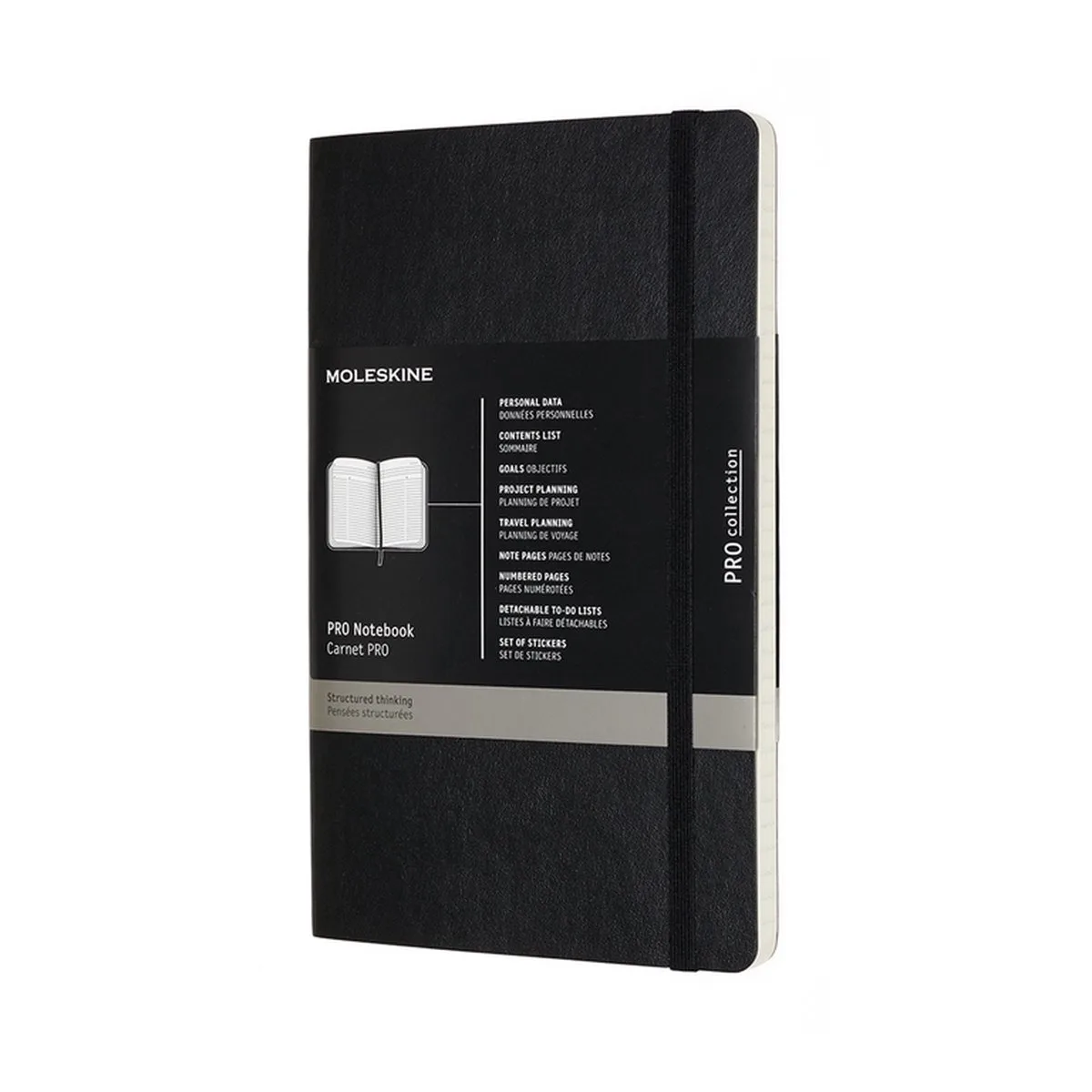 Professional Notitieboek - Large - Softcover fra Moleskine i Sort – produktbillede