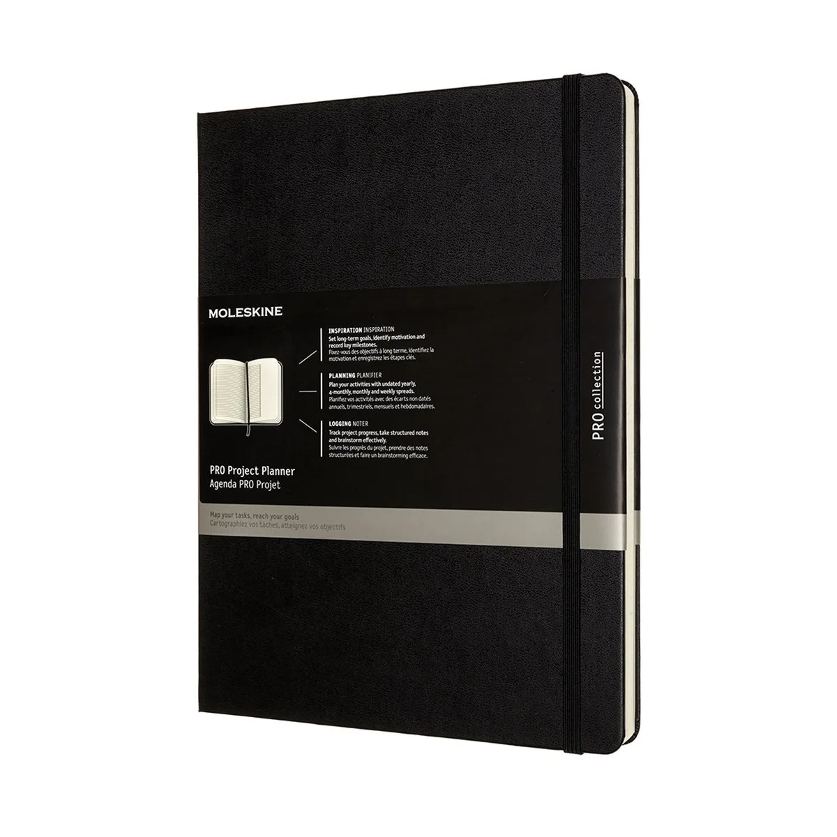 Professional Project Planner - Extra Large - Hardcover från Moleskine i Svart – produktbild