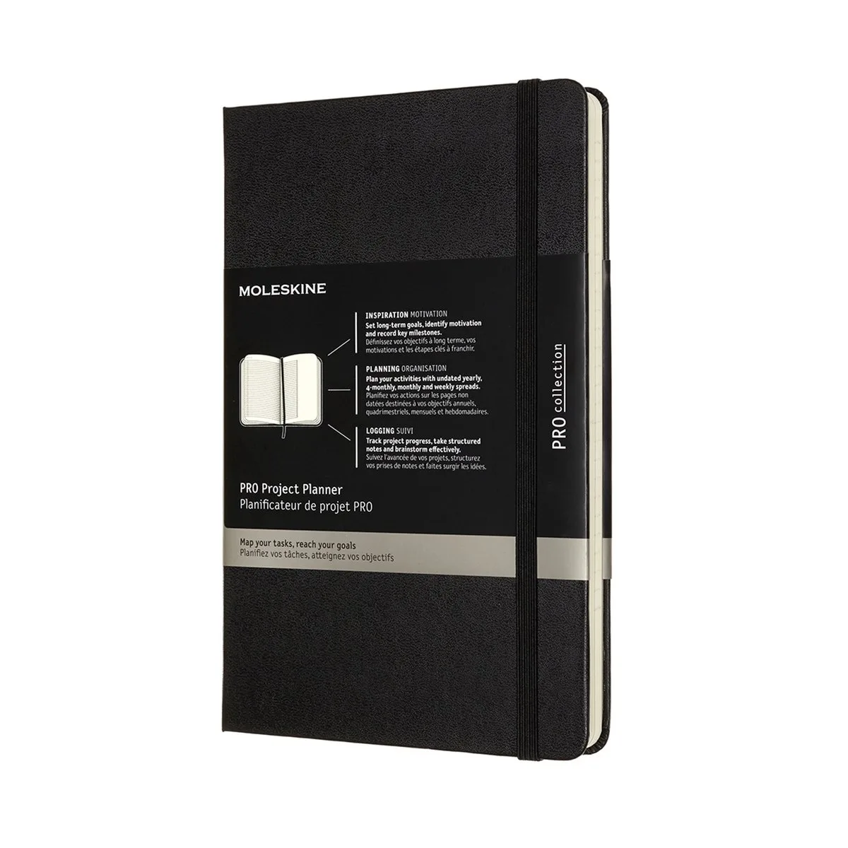 Professional Project Planner - Large - Hardcover från Moleskine i Svart – produktbild