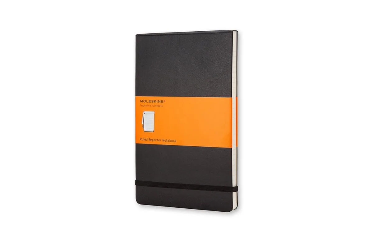 Reporter Notitieboek - Pocket - Hardcover - Gelinieerd de Moleskine en Noir – photo produit