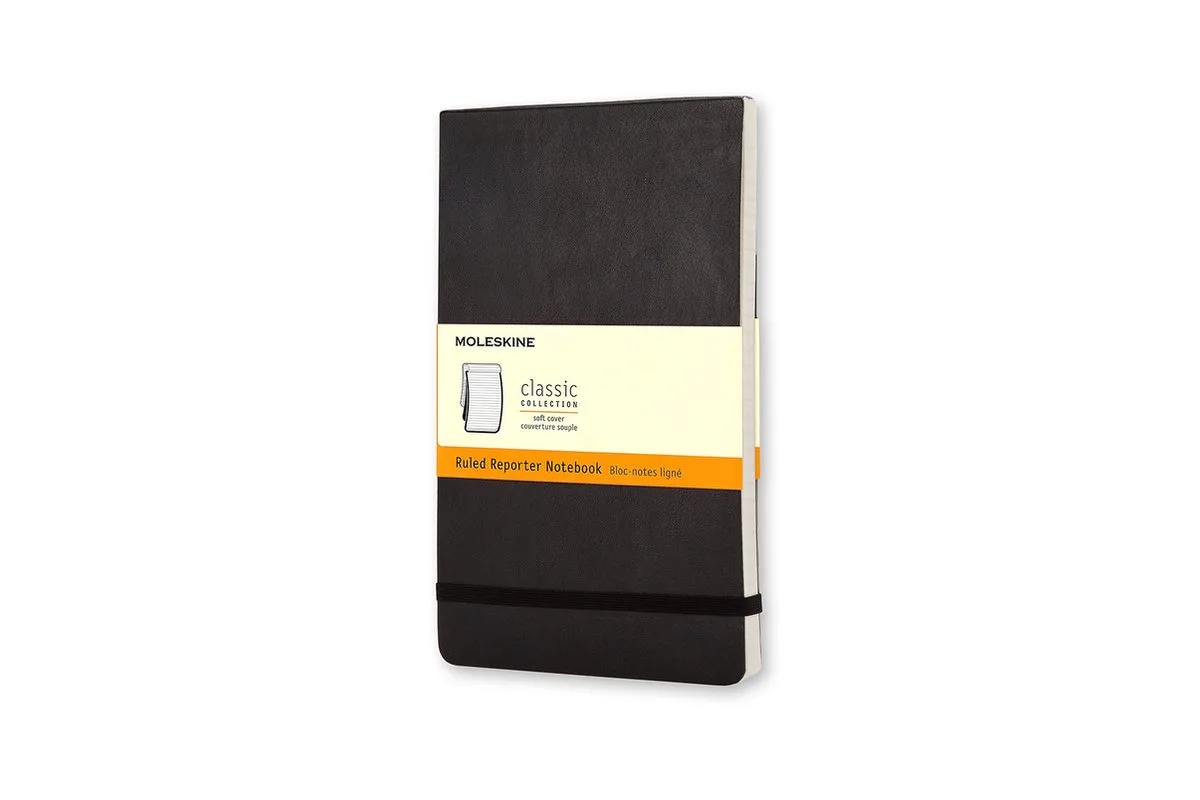 Reporter Notitieboek - Pocket - Softcover - Gelinieerd de Moleskine en Noir – photo produit