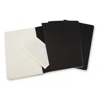 Schrift Moleskine 90x140mm blanco 240 pagina's 70gr zwart set à 3 stuks by Moleskine – product photo 3 of 5