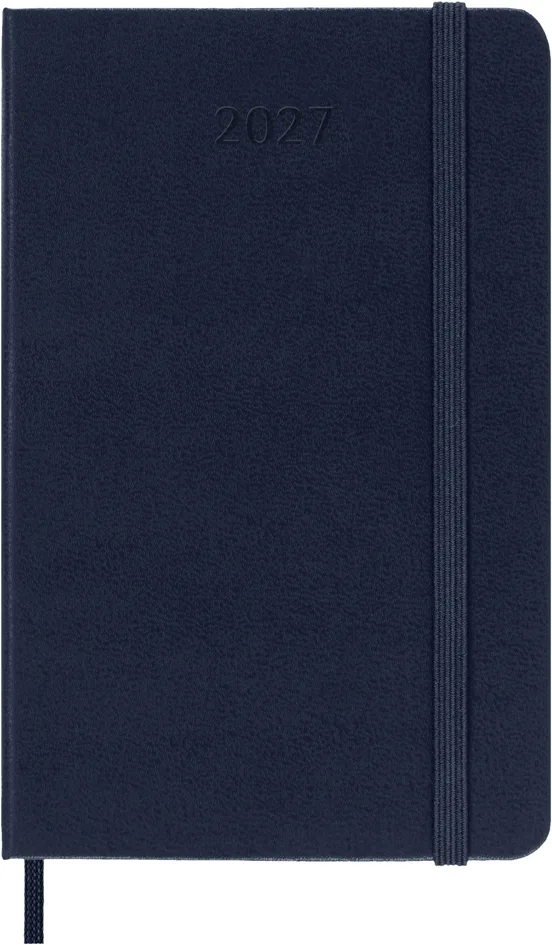 Taschenkalender 2027, Wochen, P/A6, Hardcover,blau by Moleskine – product photo