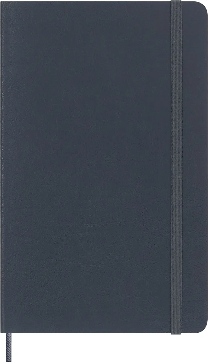Vegea Notitieboek Capri Large (13x21cm) Gelinieerd Zachte Kaft - Petroleum (Box) van Moleskine in Donkerblauw – productfoto