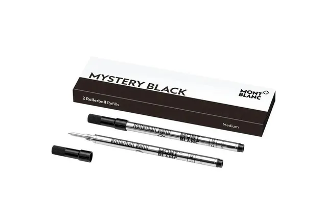 Gelroller Rollerball Mine mittel 2er-Pc schwarz mystery black Montblanc 128231