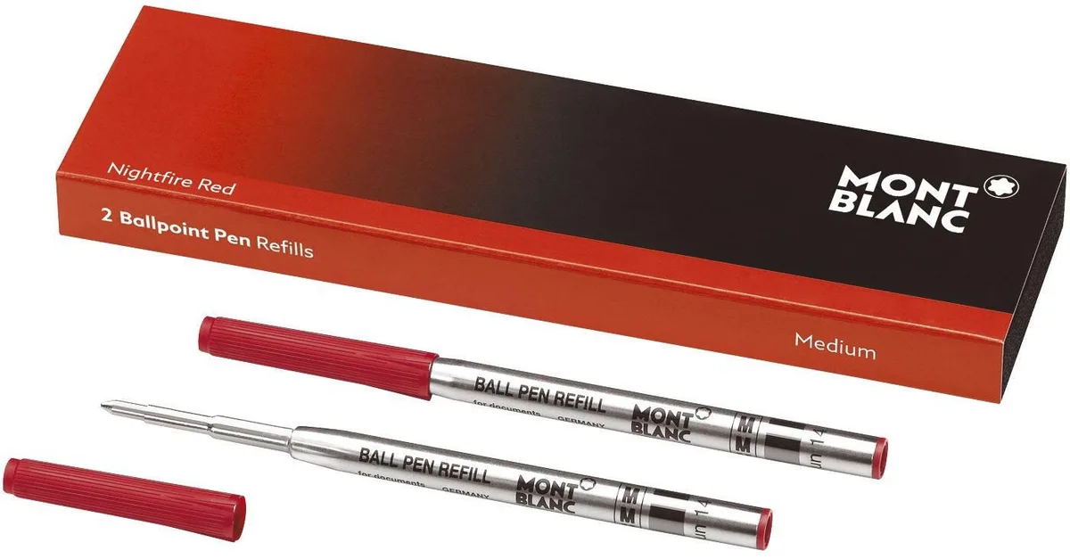 Kugelschreibermine Nightfire Red, 0,5mm, 2 Stk. by Montblanc – product photo