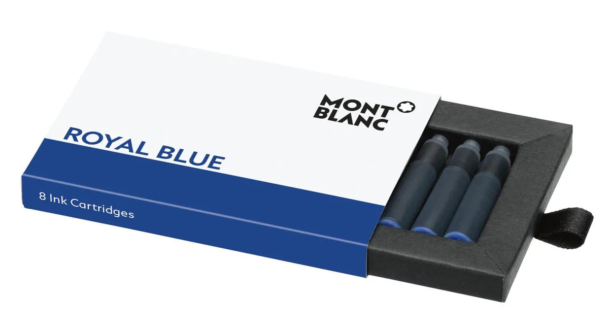 Tintenpatronen für Füller königsblau från Montblanc – produktbild