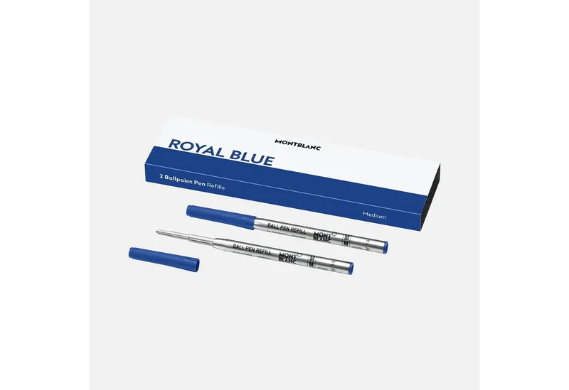 Tintenroller MONT BLANC Kugelschreibermine 2ST M royalblau 128214 van Montblanc – productfoto