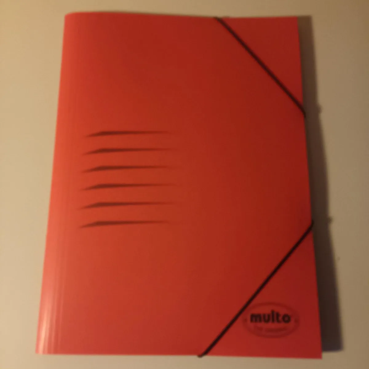 Elastomap Rood Karton Met Elastieken FSC 5 Stuks de Multo en Rood 1 stuks – photo produit