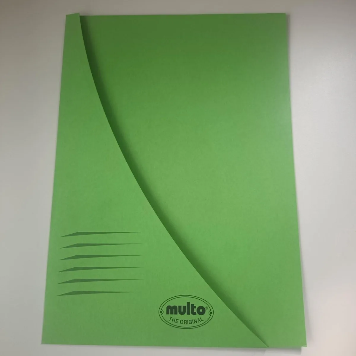 Insteekmap Driehoekmap Driehoeksmap Karton 5730055 FSC 50 stuks van Multo in Groen – productfoto